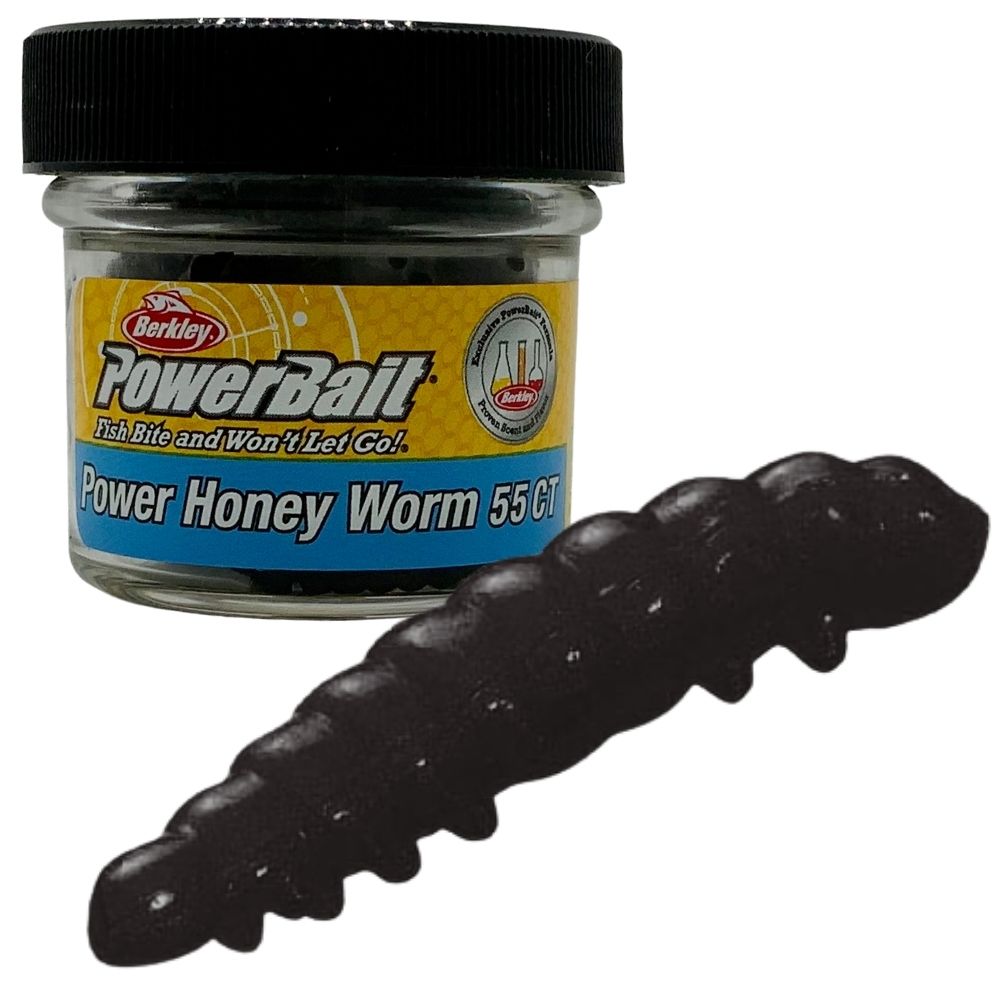 BERKLEY PowerBait Soft Scented Lure Power HONEY WORM 25mm/55pcs - Image 6