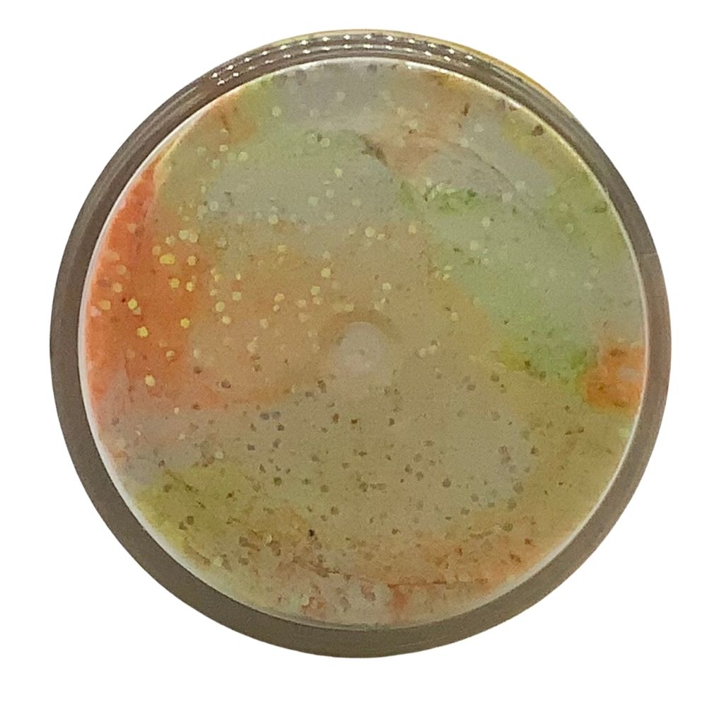 BERKLEY PowerBait Trout Bait Double Glitter DOUGH 1.75oz/50g Chart/White/Org - Image 3