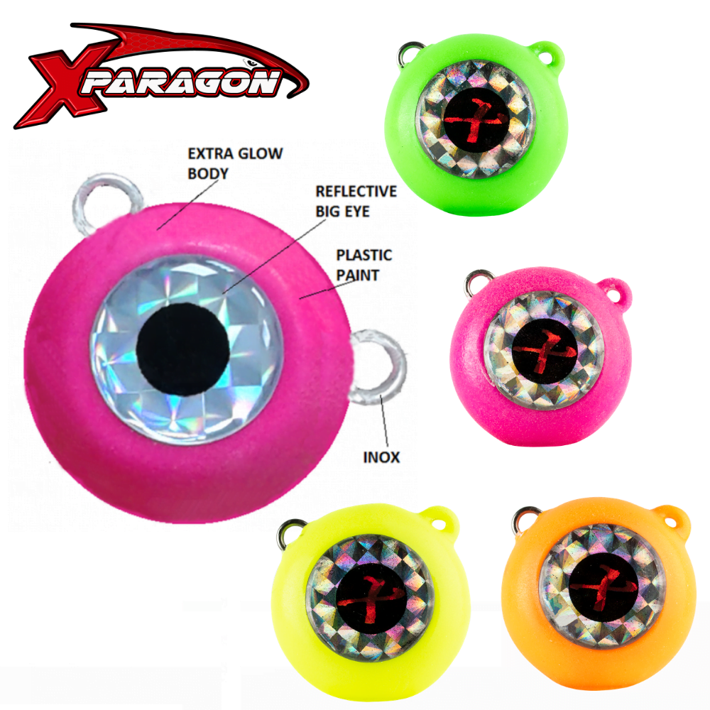 X-PARAGON Bottom Fishing Jig Head Zoka Eye Slim Glow Extra Power 260g