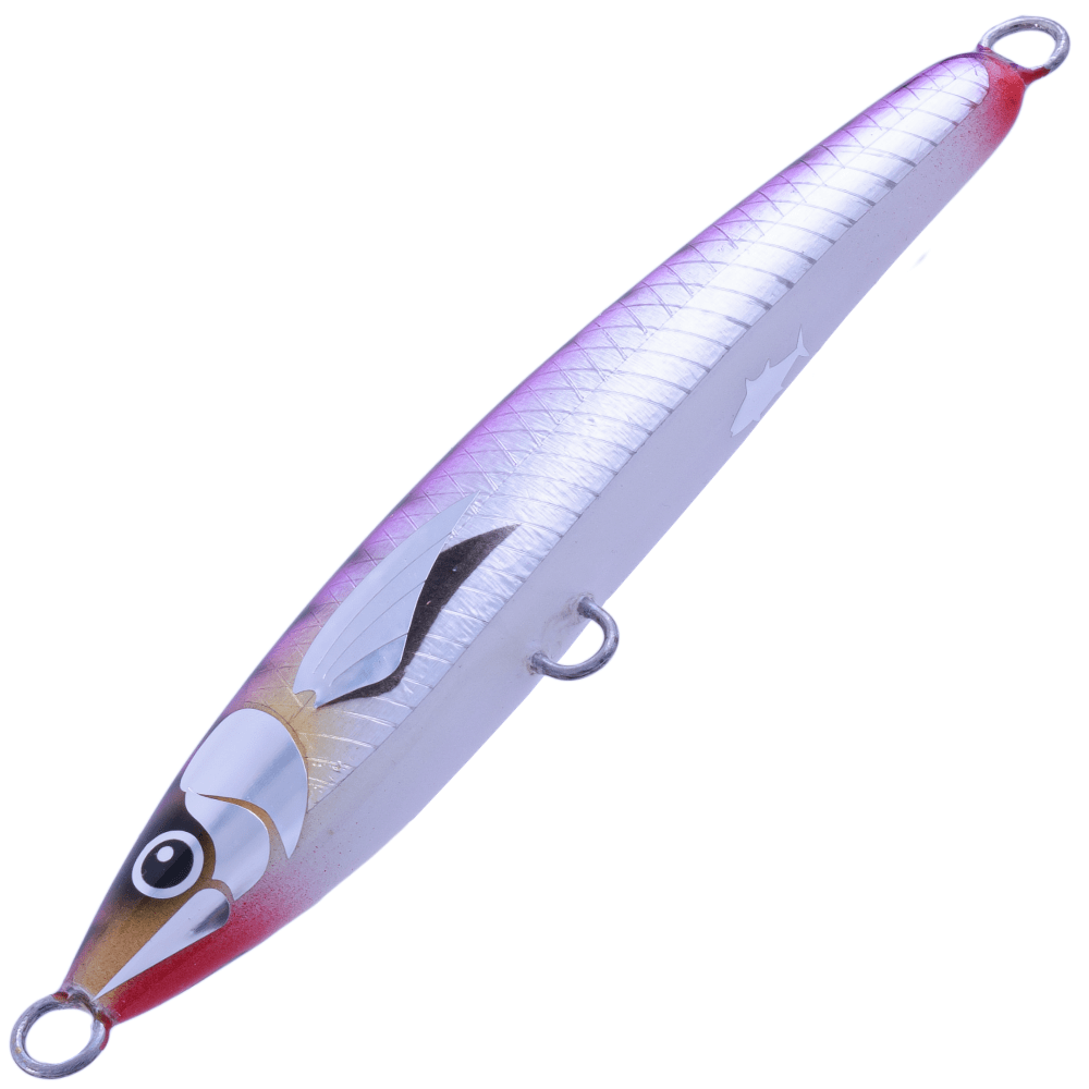 BERTOX Saltwater Handmade Wooden Sinking STICK BAIT 15cm/45g Purple Mack - Image 3