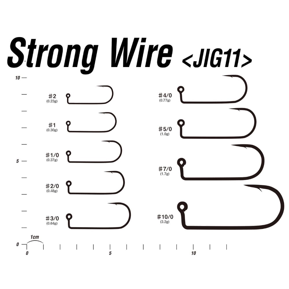 DECOY Strong Wire Jig Hook Pro Pack Jig-11 - Image 3