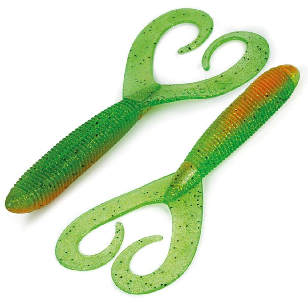 MOLIX Scented Twin Tail Soft Bait Lure RA TWIN 4” Bulk - Image 3