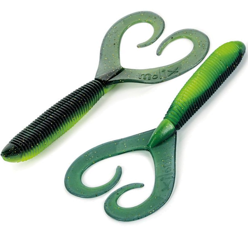 MOLIX Scented Twin Tail Soft Bait Lure RA TWIN 4” Bulk - Image 6