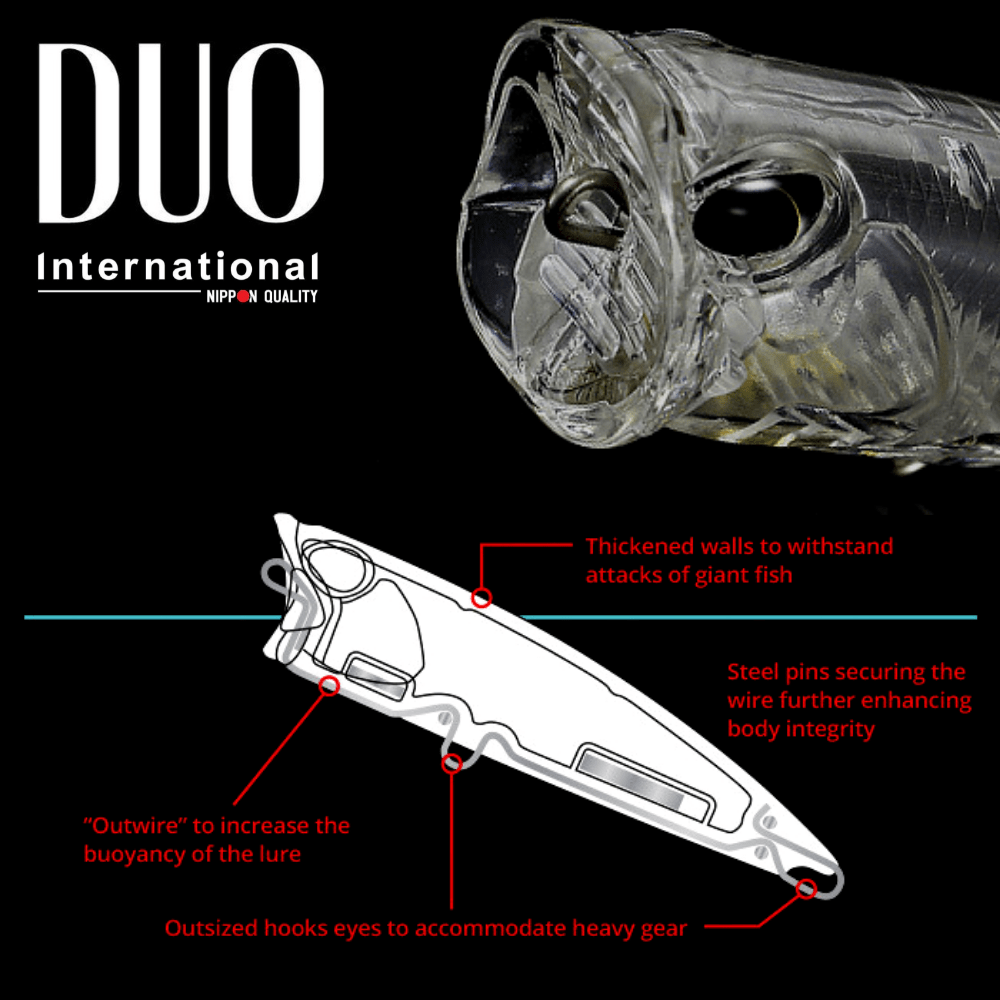 DUO Realis Topwater Popper Lure FANGPOP 105 SW Limited - Image 2
