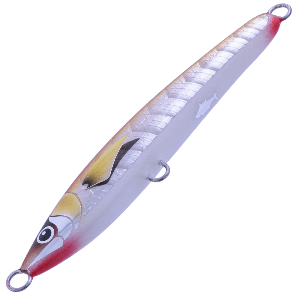 BERTOX Saltwater Handmade Wooden Sinking STICK BAIT 15cm/45g Red Fish - Image 3