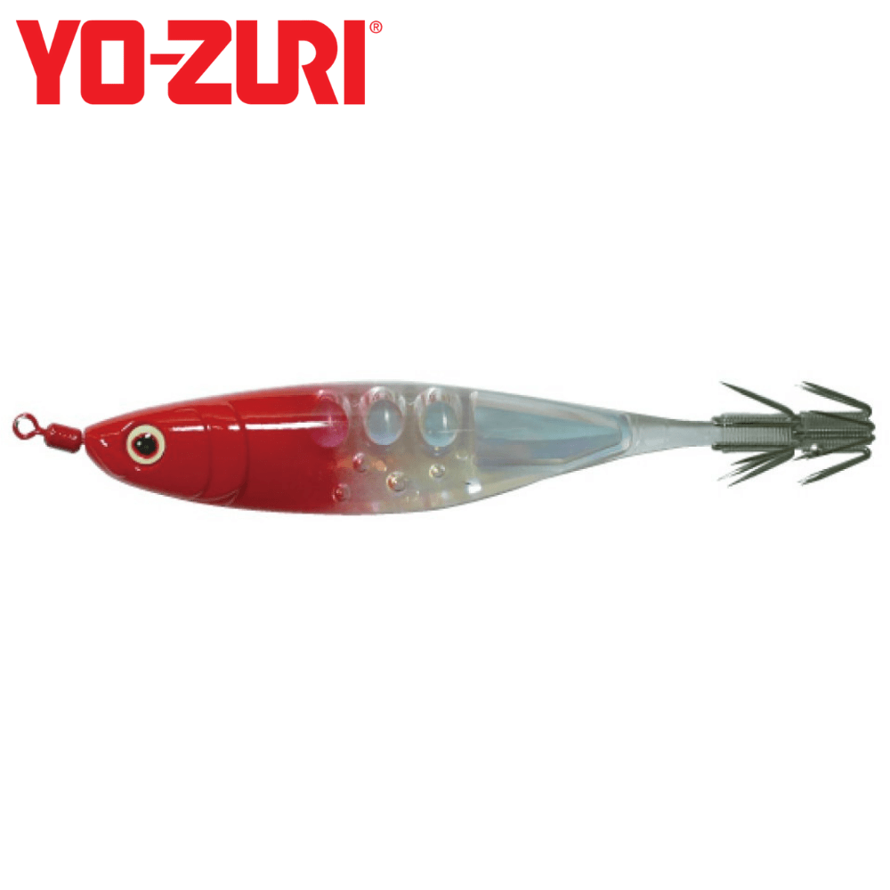 YO-ZURI HOLOGRAPHIC BODY SQUID JIG LURE CRYSTAL ULTRA AURORA 95mm/RH