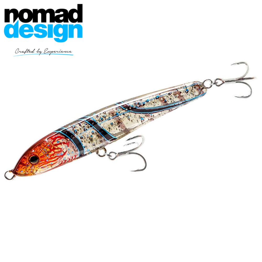 NOMAD Subsurface Micro Stickbait Lure RIPTIDE 58 Saddleback Shrimp