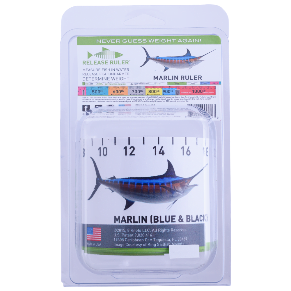 RELEASE RULER Measuring Tape Marlin Release Ruler Inch/Lb - Image 3