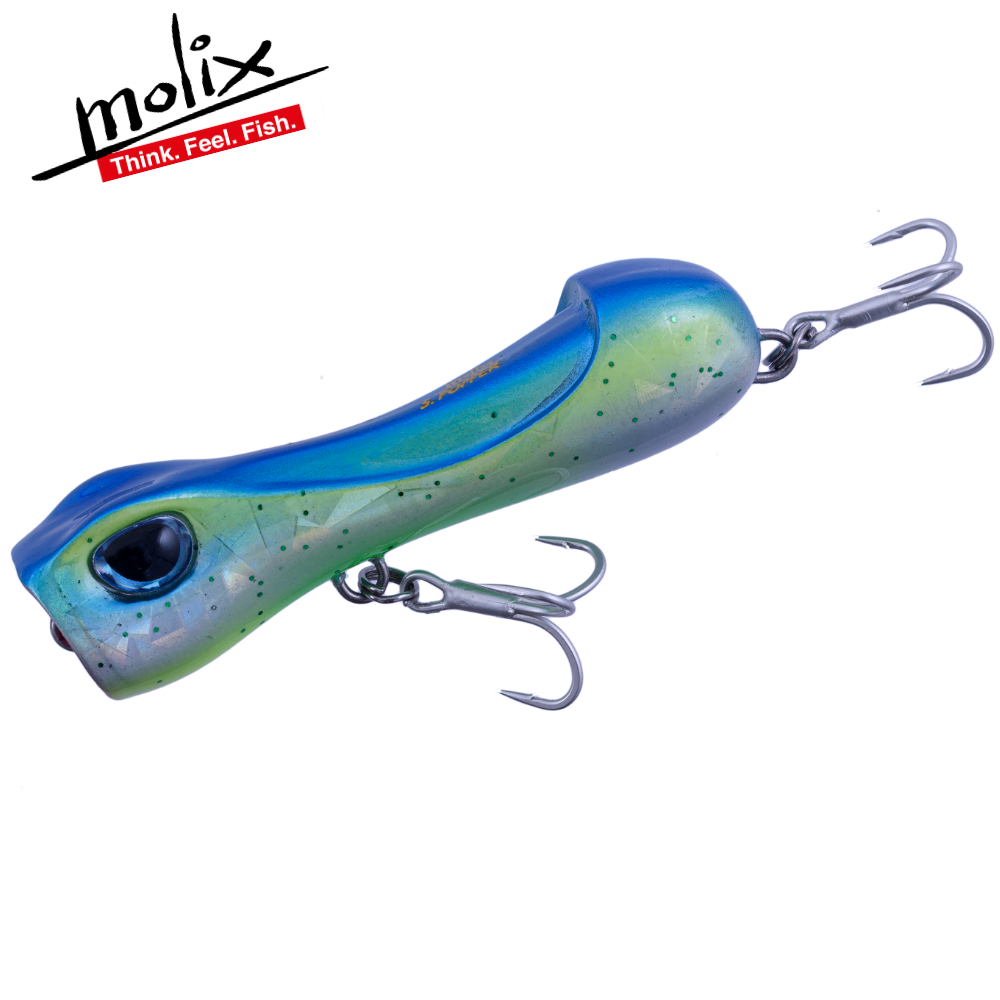 MOLIX Topwater Special Lure S-POPPER 65 - Real Dorado
