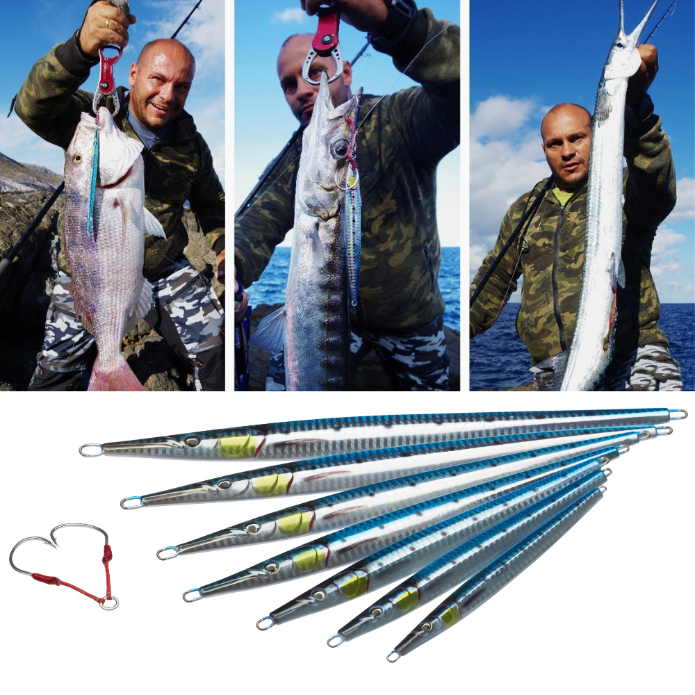 SAVAGE GEAR Rattlin Shore Jigging Lure 3D Needlefish Jig 20g - Image 10