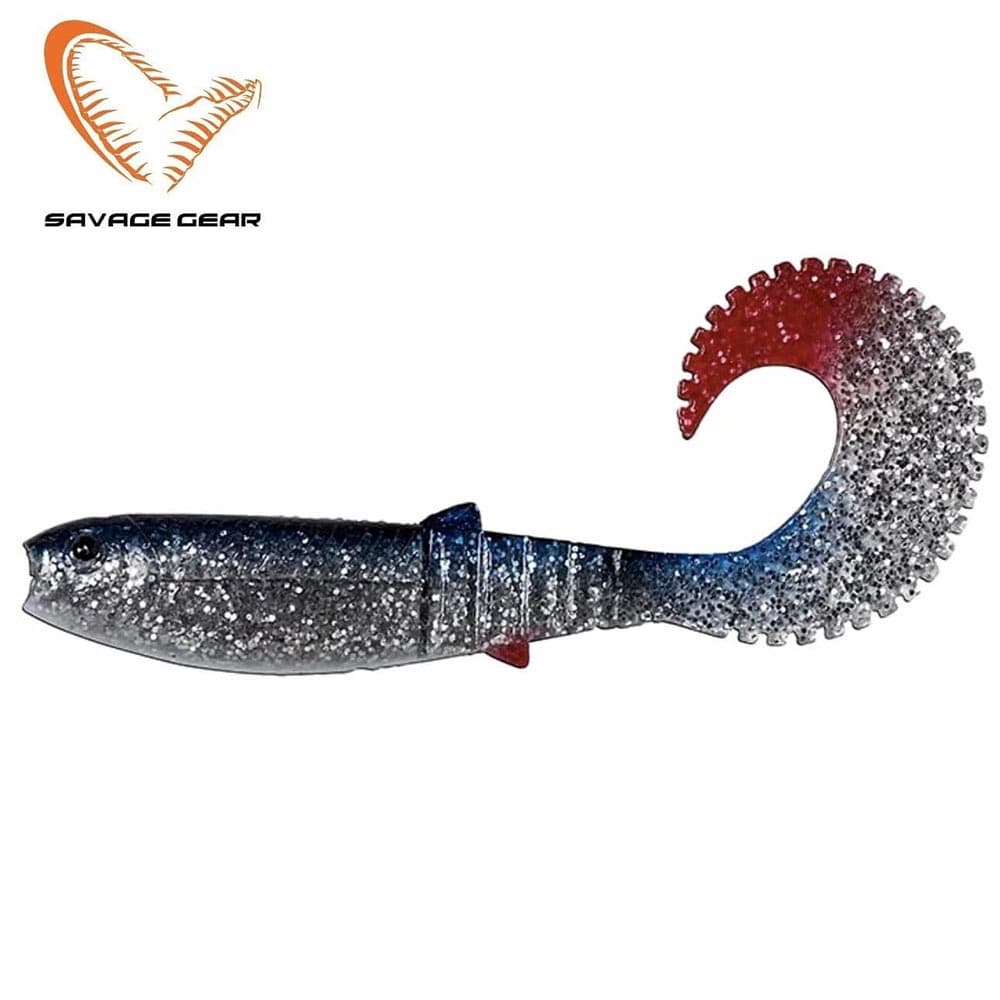 SAVAGE GEAR SOFT BAIT LURE CANNIBAL CURL TAIL ROACH 10cm/5g/1pcs