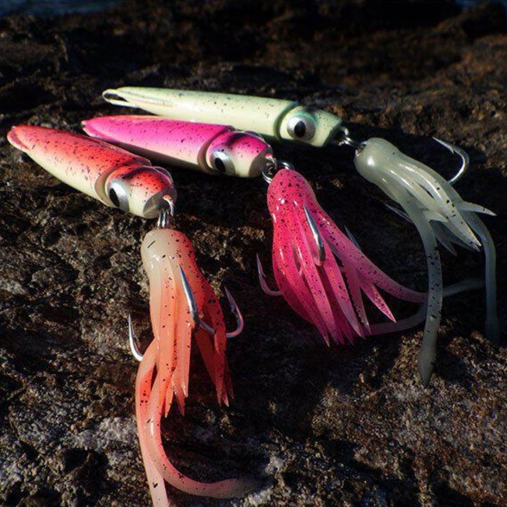 SAVAGE GEAR Salt Rubber Jigging Lure 3D Swim Squid Jig 400g - Image 6