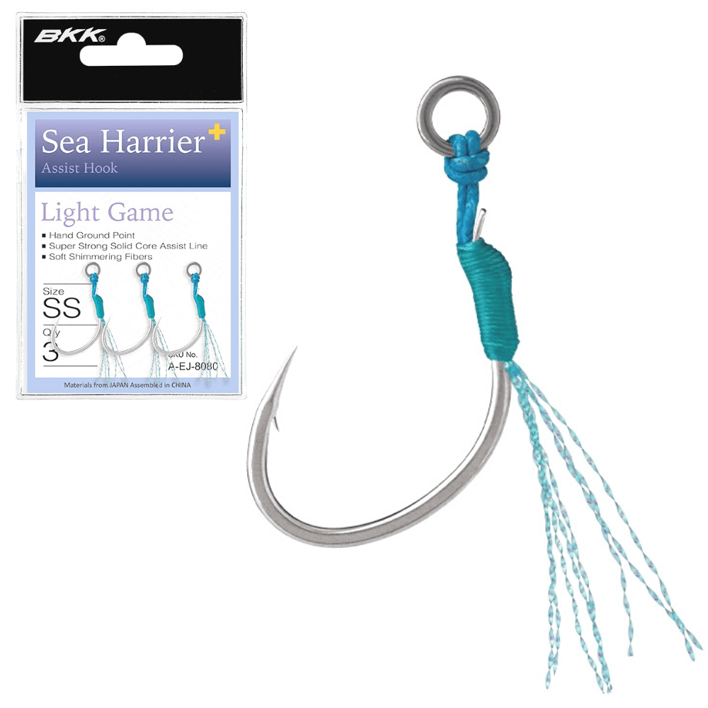 BKK Saltwater Light & Slow Jigging Single Assist Hook SEA HARRIER+