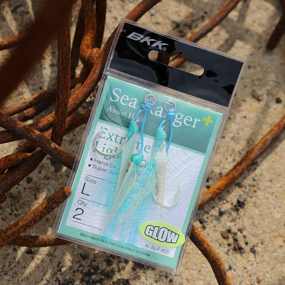 BKK Saltwater Jigging Pre-Tied Twin Assist Hooks SEA RANGER+ - Image 3
