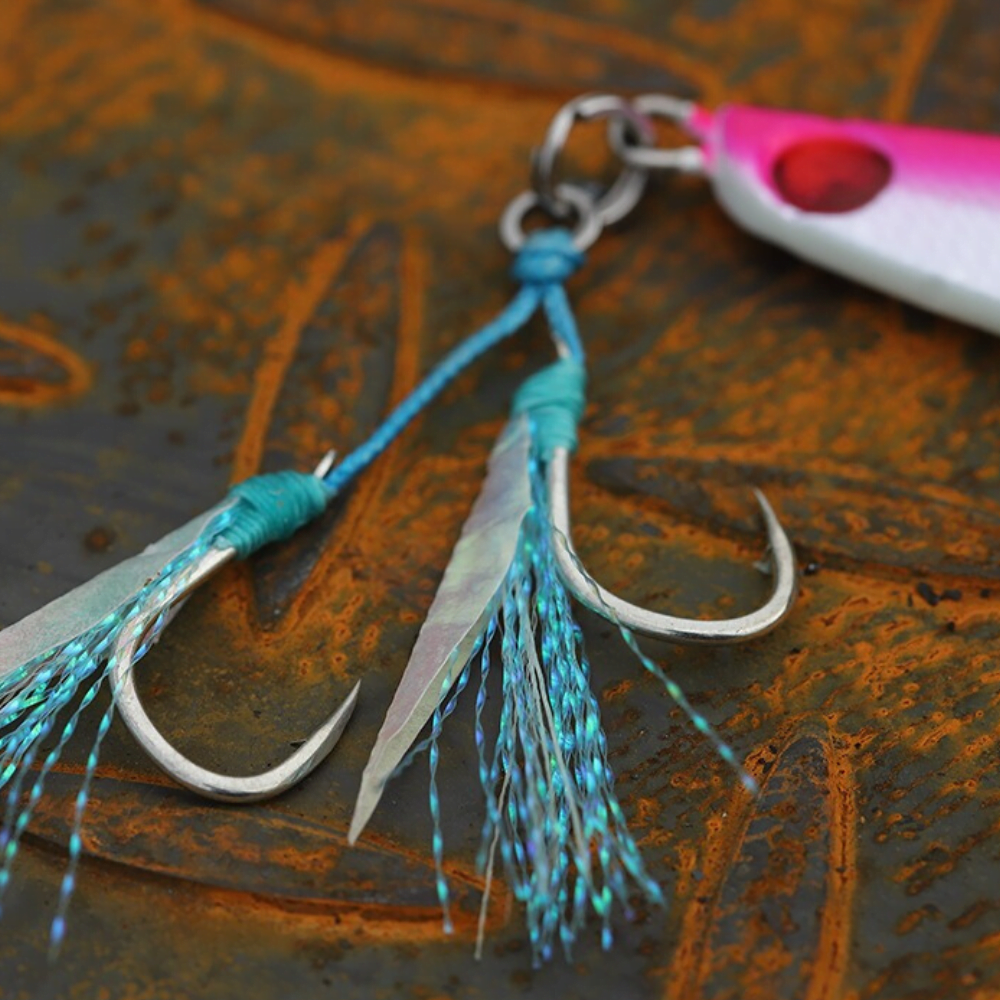 BKK Saltwater Jigging Pre-Tied Twin Assist Hooks SEA RANGER+ - Image 4