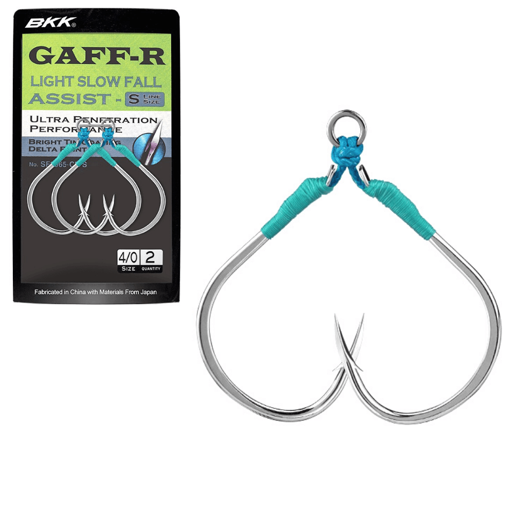 BKK Saltwater Slow Jigging Twin Assist Hooks SF GAFF-R S