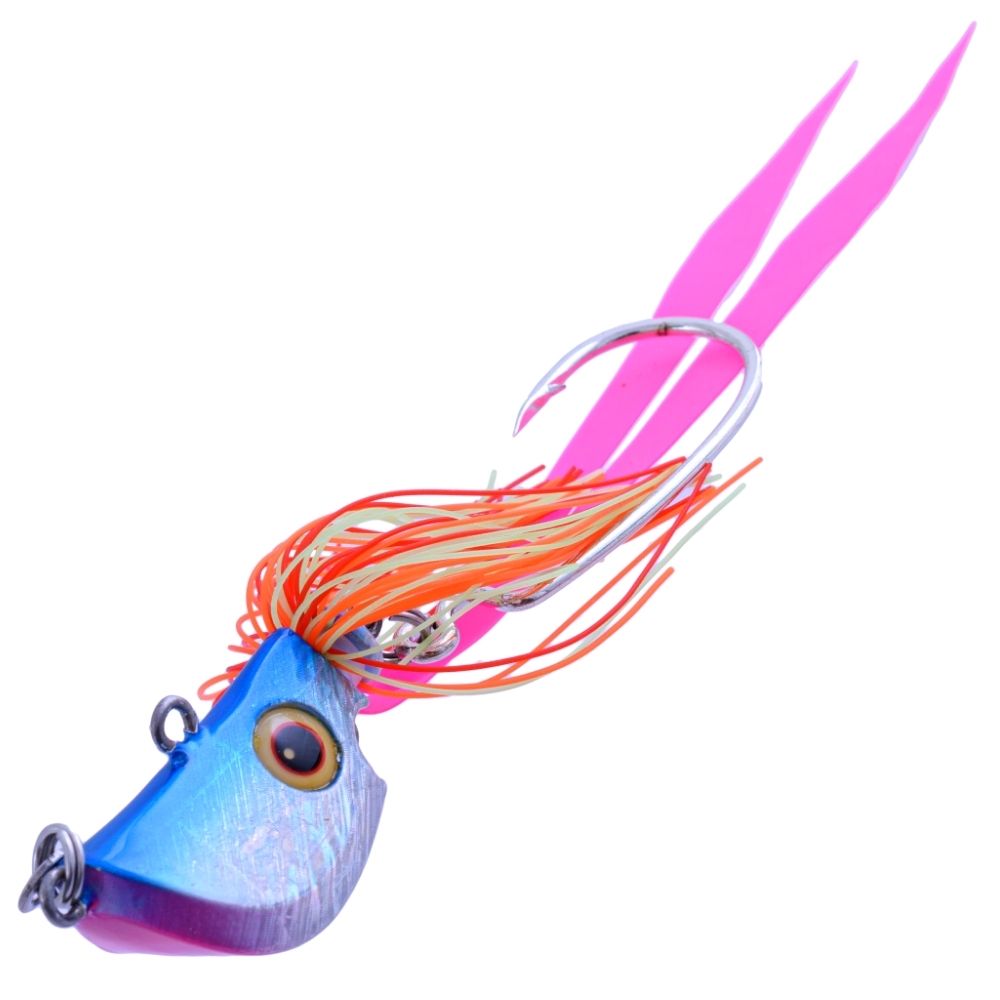 SFT Saltwater Rubber Jigging Kabura Lure ALMIGHTY JIG HEAD 40g - Image 13