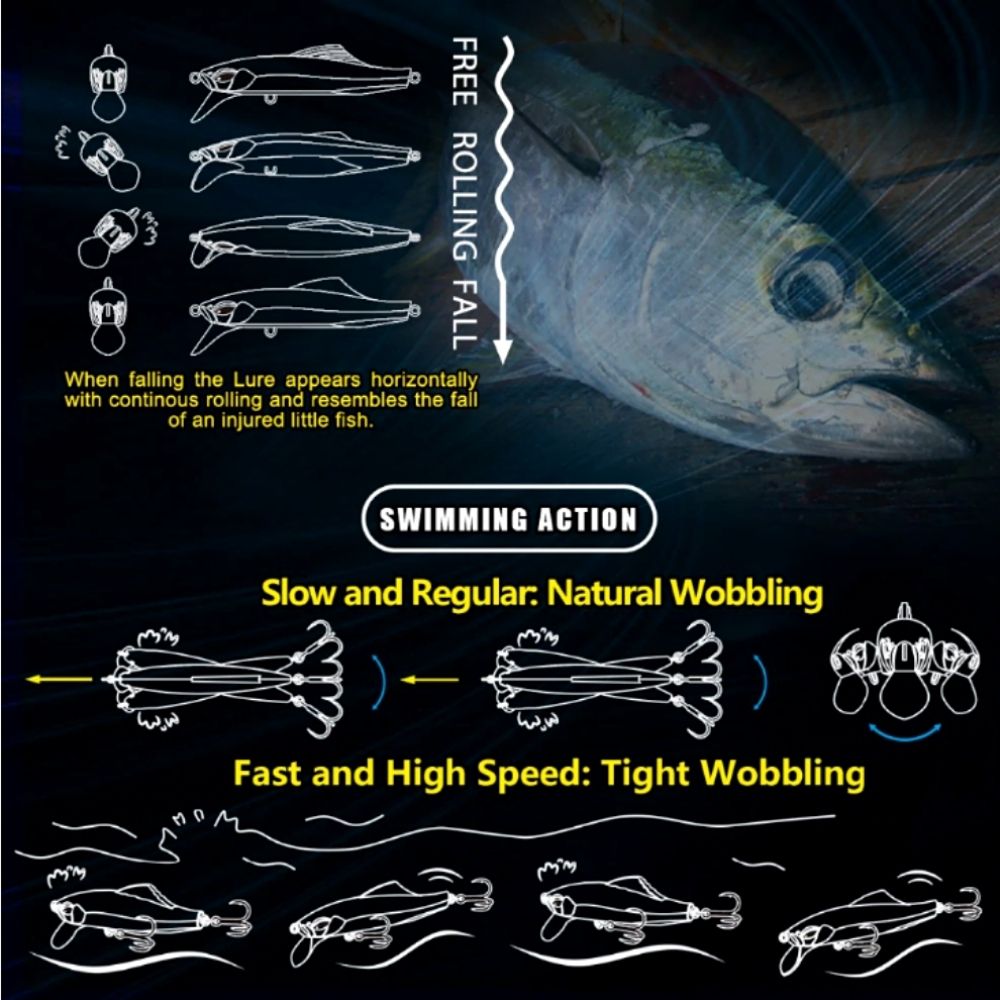 SFT Saltwater Casting & Trolling Minnow Lure TAKUMI 125mm/80g - Image 3