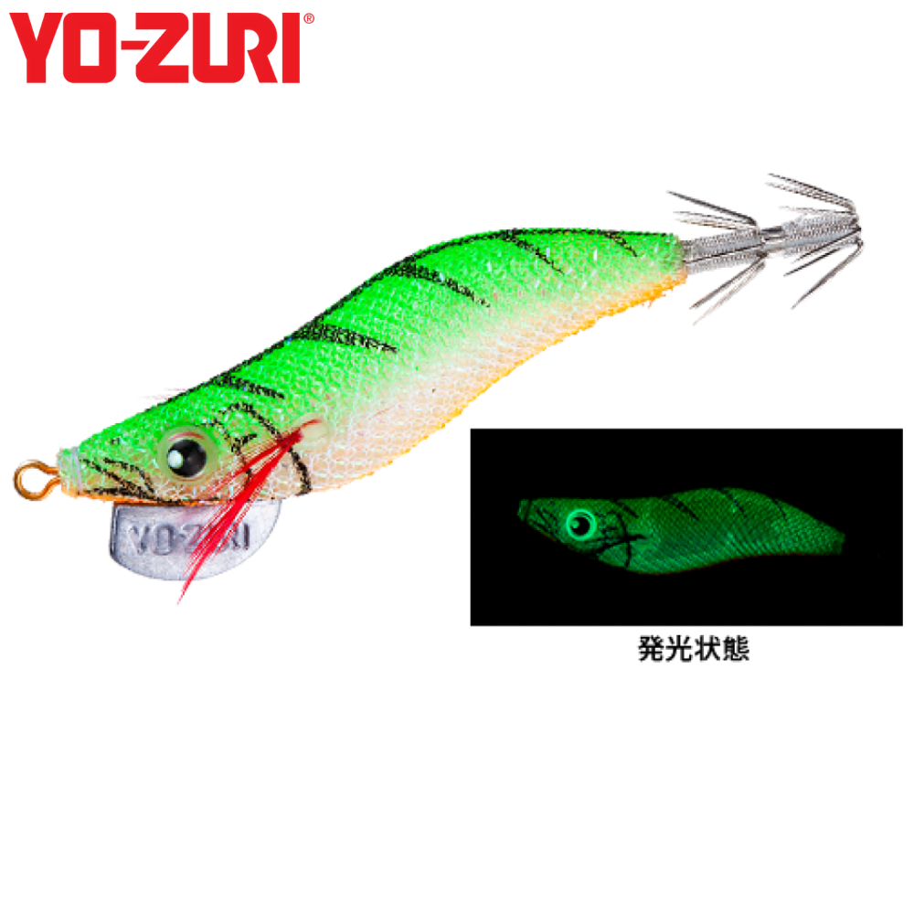 YO-ZURI Squid Fishing Clothed Squid Jig Lure Egi AURIE-Q RS SP 1.8 LLM