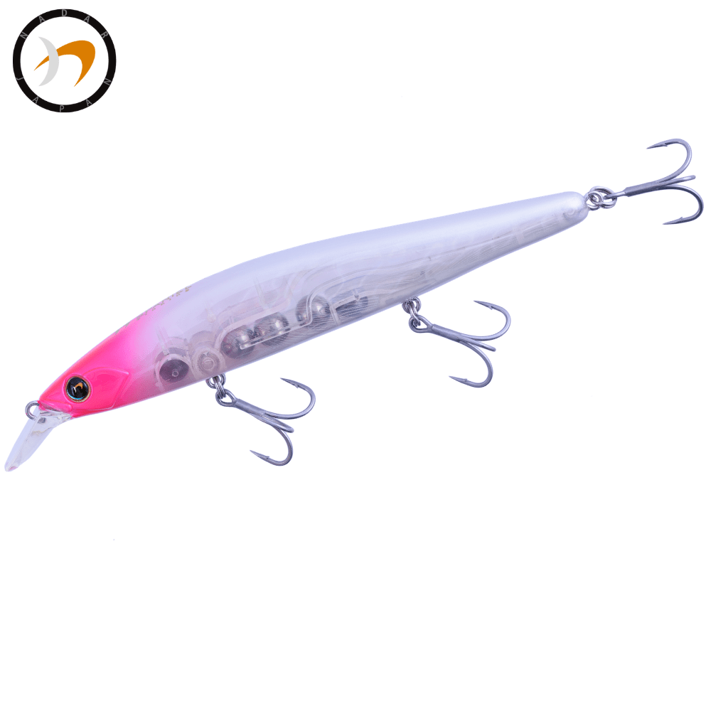 NADAR Megabass Sinking Jerk Minnow Lure SPANIEL 120S Deko Pin