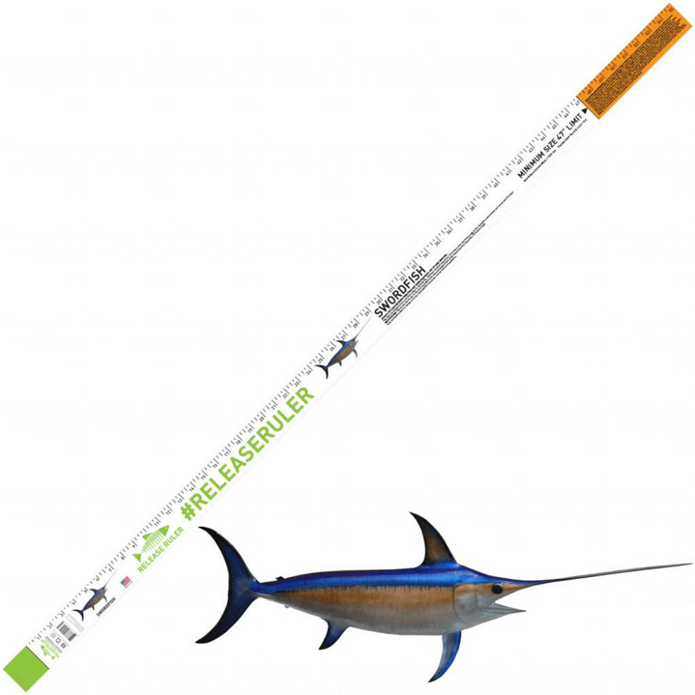 RELEASE RULER Measuring Decal Swordfish Release Ruler Inch/Lb - Image 2