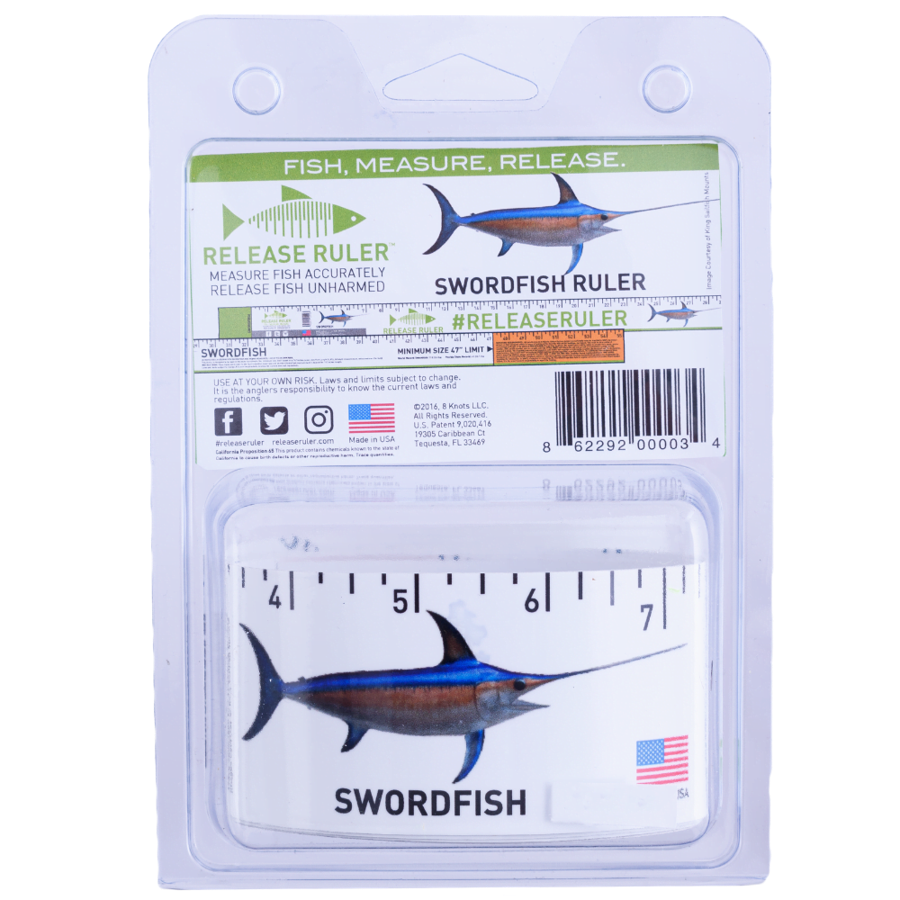 RELEASE RULER Measuring Decal Swordfish Release Ruler Inch/Lb - Image 3