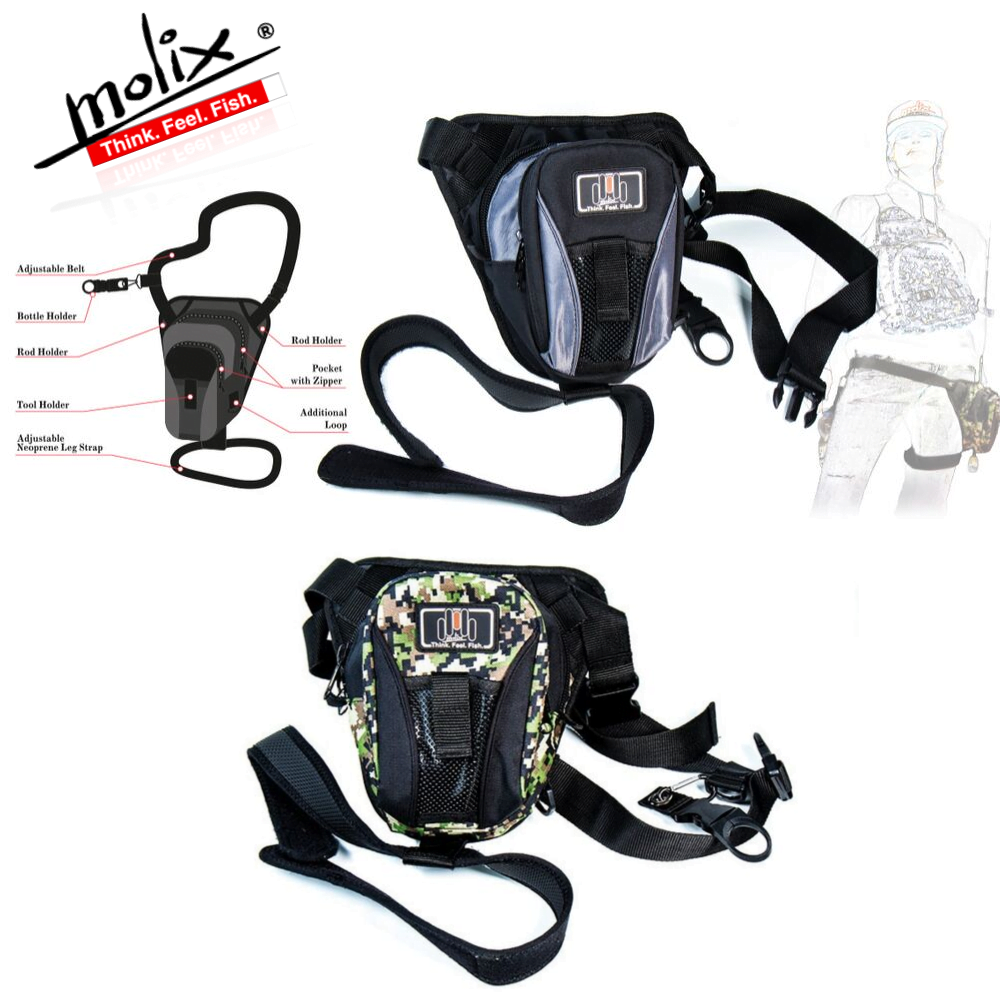 MOLIX Fishing Accessories Carrying Storage With Rod Holder TACTICAL BAG