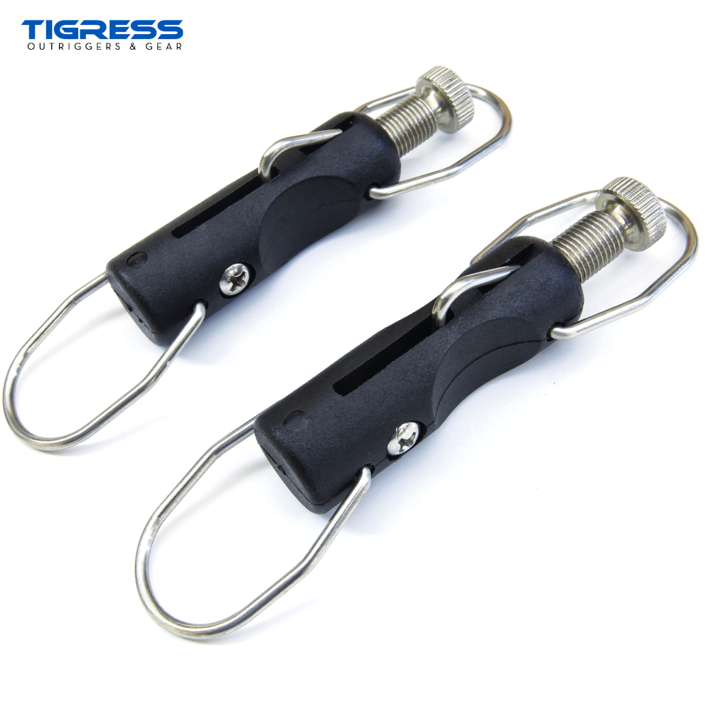 2 Tigress Outrigger EZ Outrigger Release Clips Deep Sea Fishing Trolling Clips