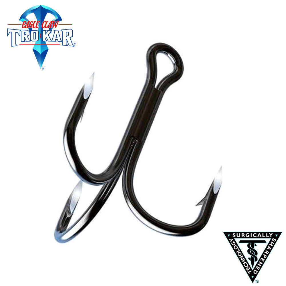 TROKAR Lazer Straight Point Treble Hook TK315
