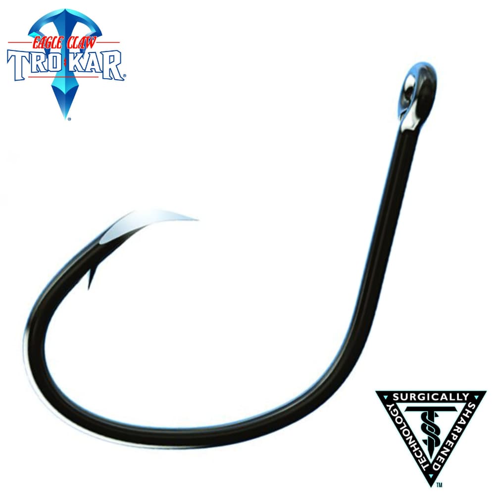 TROKAR Saltwater Lancet Circle Offset Hooks TK3