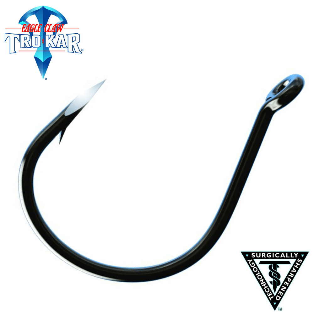 TROKAR Bass Fishing Wide Gap Wacky Worm Hook TK97