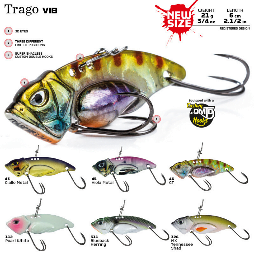 MOLIX Fishing Vibration Lure TRAGO VIB 21g - Image 2
