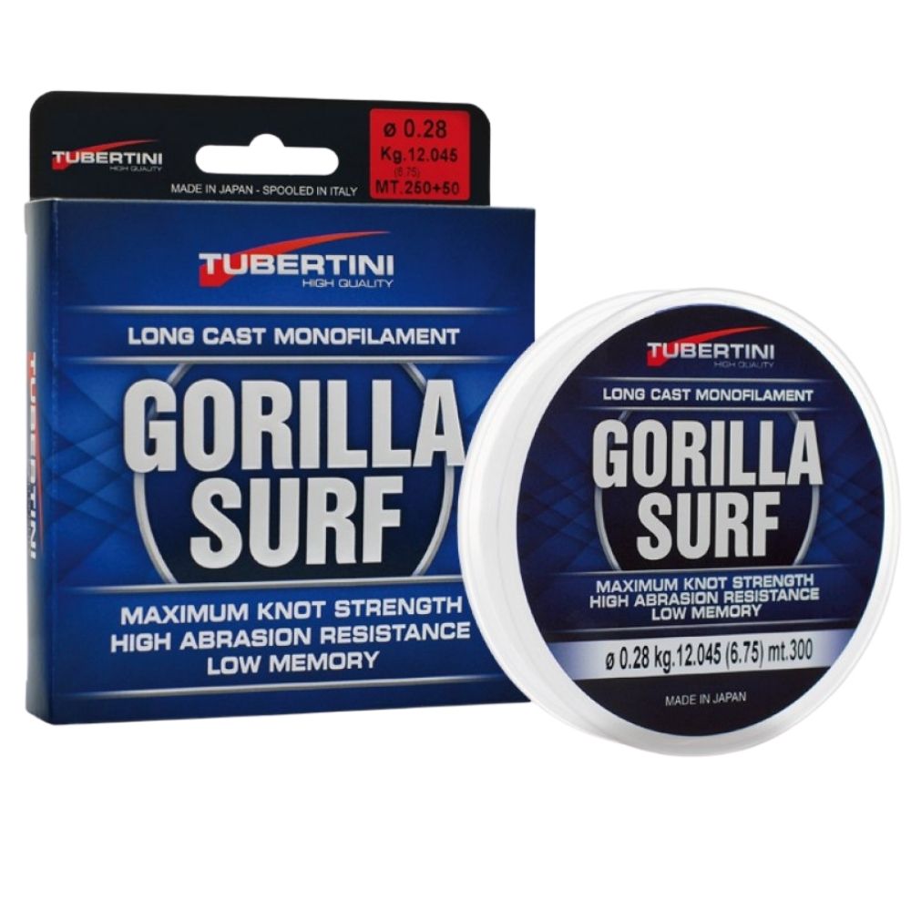TUBERTINI Surfcasting Special Monofilament Line GORILLA SURF 300m