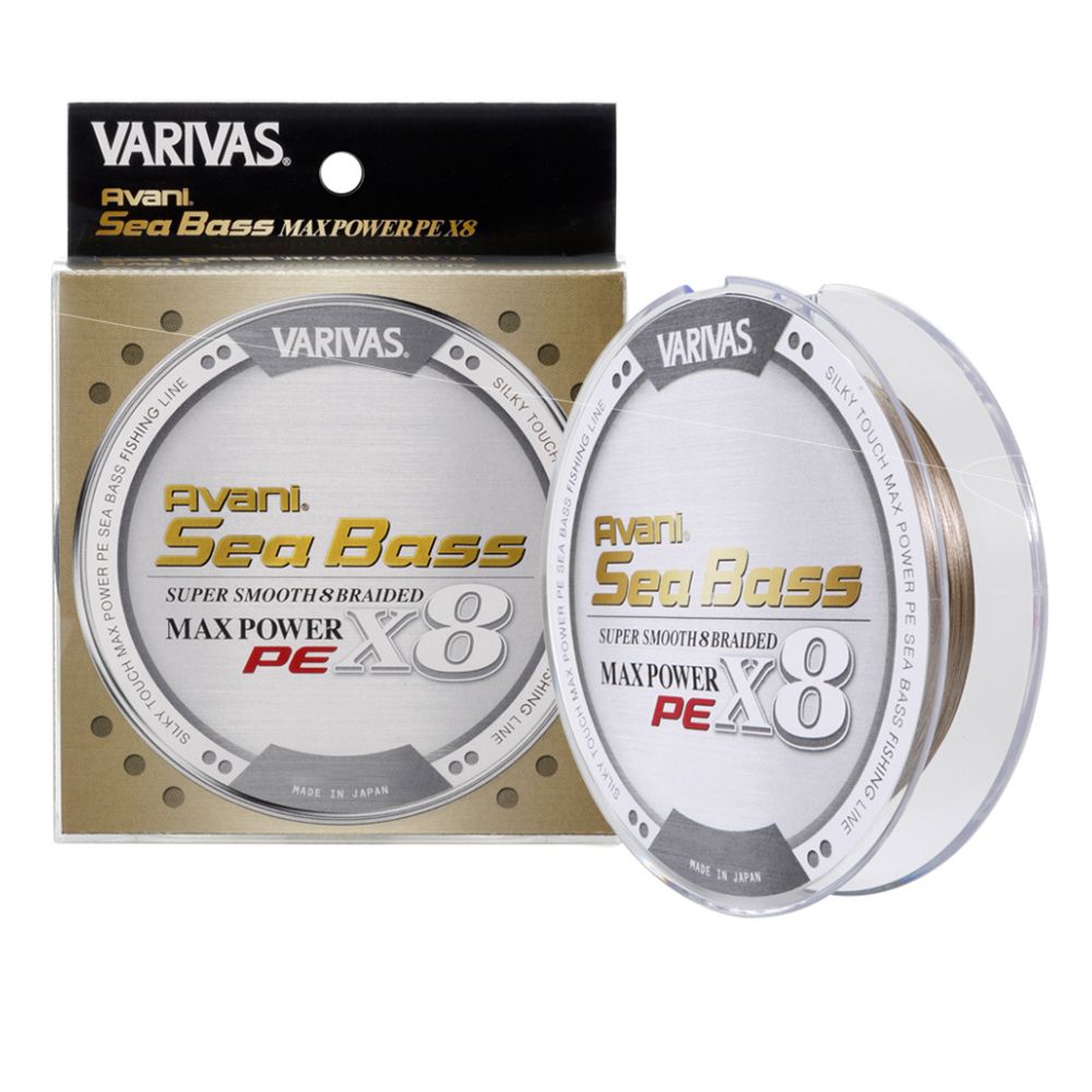 VARIVAS Super Smooth/Silky Touch Braid Line AVANI Seabass MAX POWER X8 Status Gold 150m