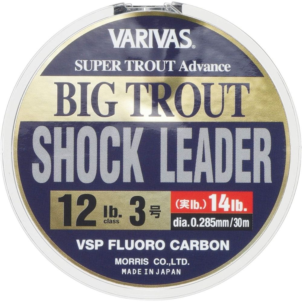 VARIVAS Super Trout Advance VSP Fluoro Carbon Shock Leader Line BIG TROUT 30m - Image 2