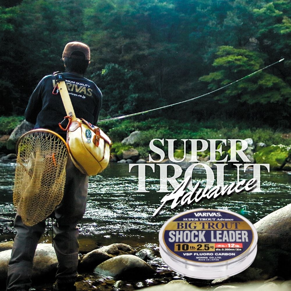 VARIVAS Super Trout Advance VSP Fluoro Carbon Shock Leader Line BIG TROUT 30m - Image 7