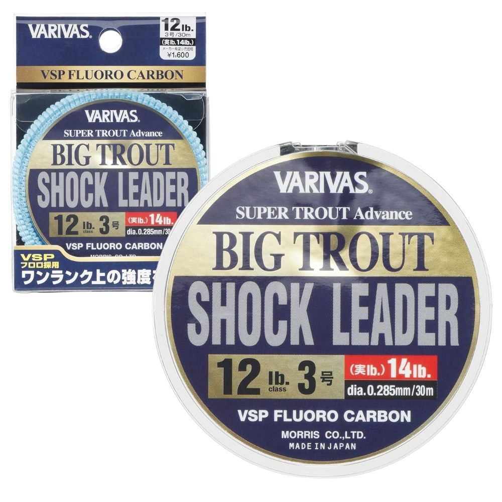 VARIVAS Super Trout Advance VSP Fluoro Carbon Shock Leader Line BIG TROUT 30m