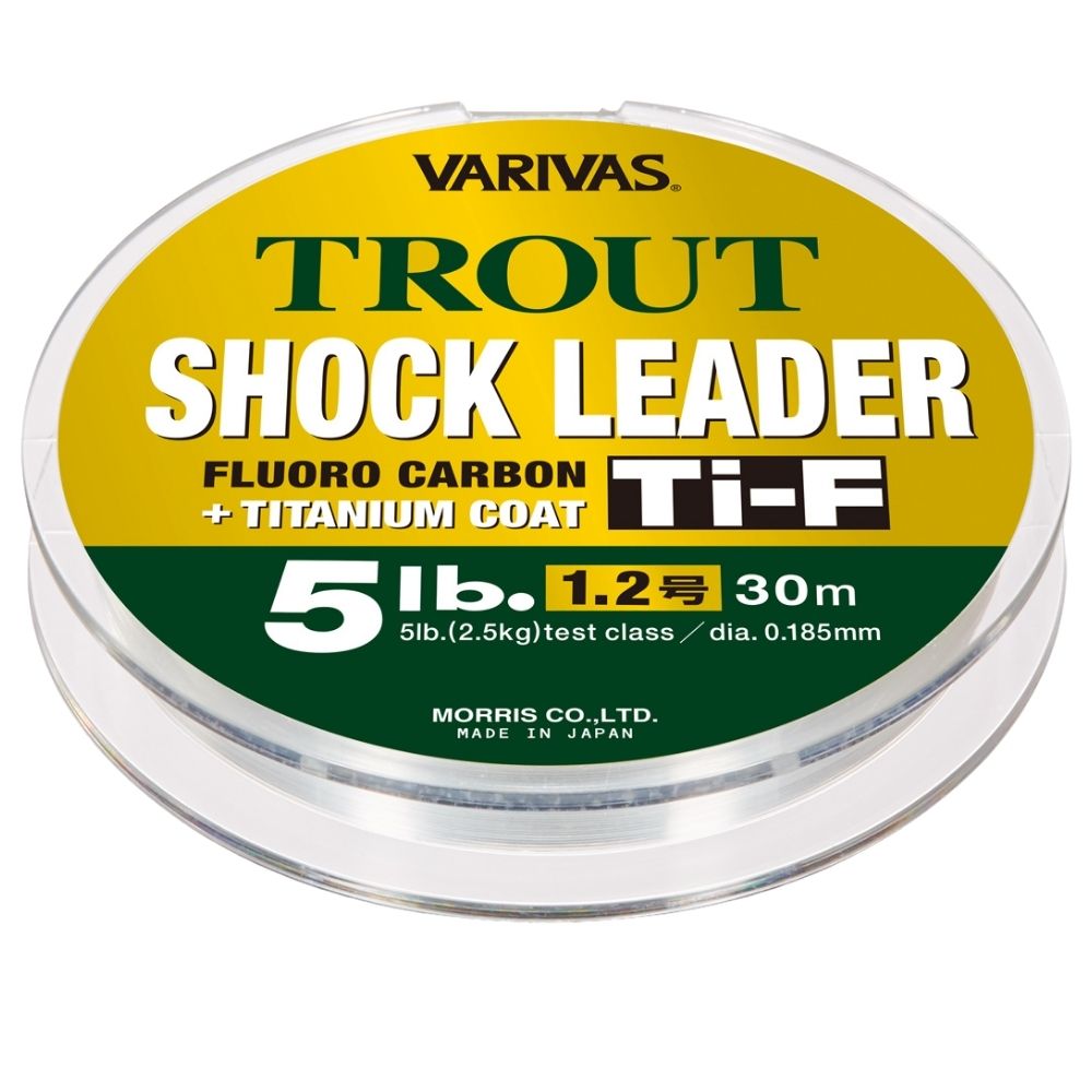 VARIVAS Trout Finesse Fishing Fluorocarbon TITANIUM Coat Shock Leader TI-F 30m