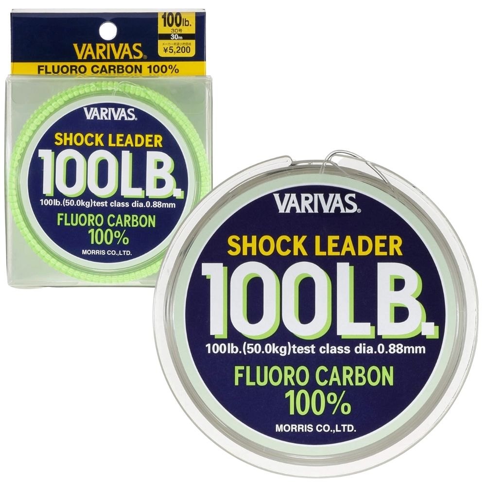 Varivas High Sensitivity 100% Fluoro Carbon Shock Leader Trout 30M 