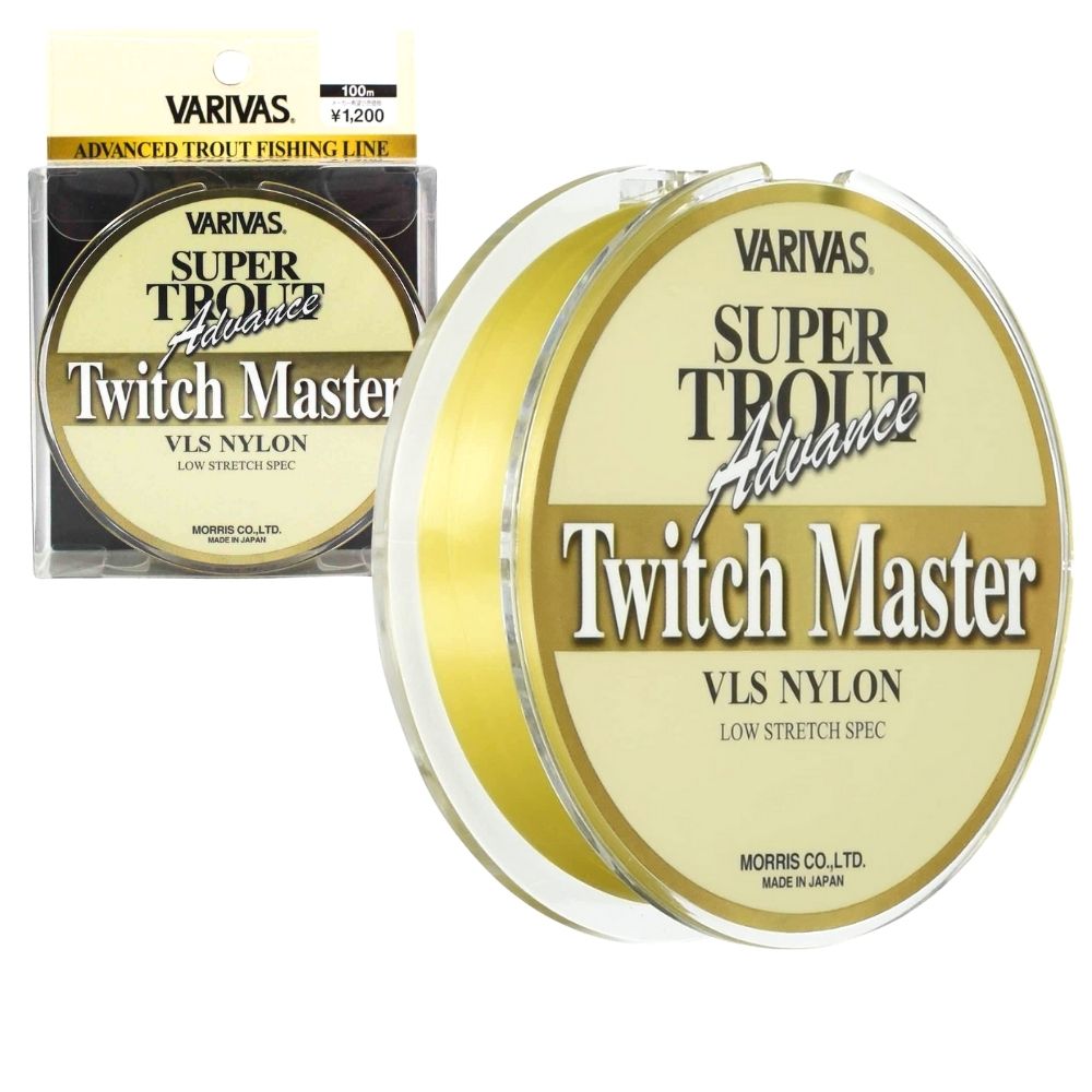 VARIVAS Low Stretch Special VLS Nylon Line Super Trout Advance TWITCH MASTER 100m