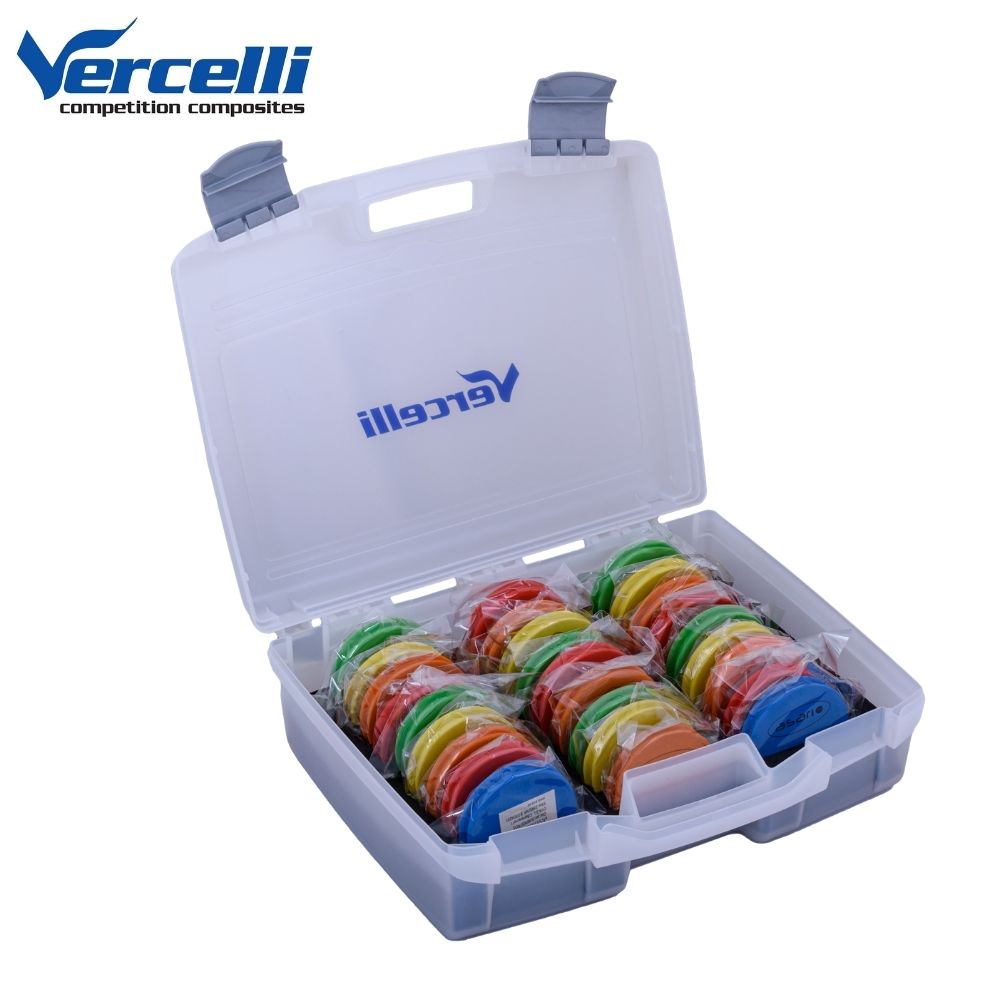 VERCELLI Fishing Tackle Plastic Box For 27 Foam WINDERS