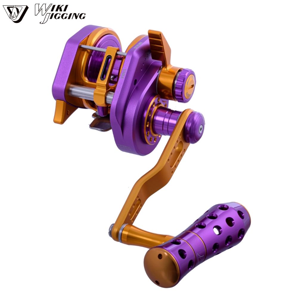 WIKI JIGGING Lever Wind Slow Jigging Lefthanded Reel Gangster Stick VS-1500XH