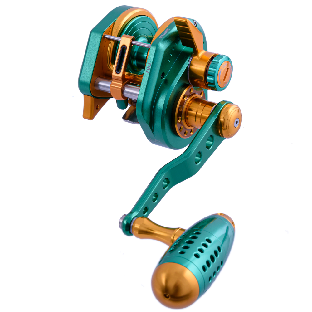 WIKI JIGGING Baitcasting Lefthanded Reel Violent Style VS-1500XH Limited GN/GD - Image 2