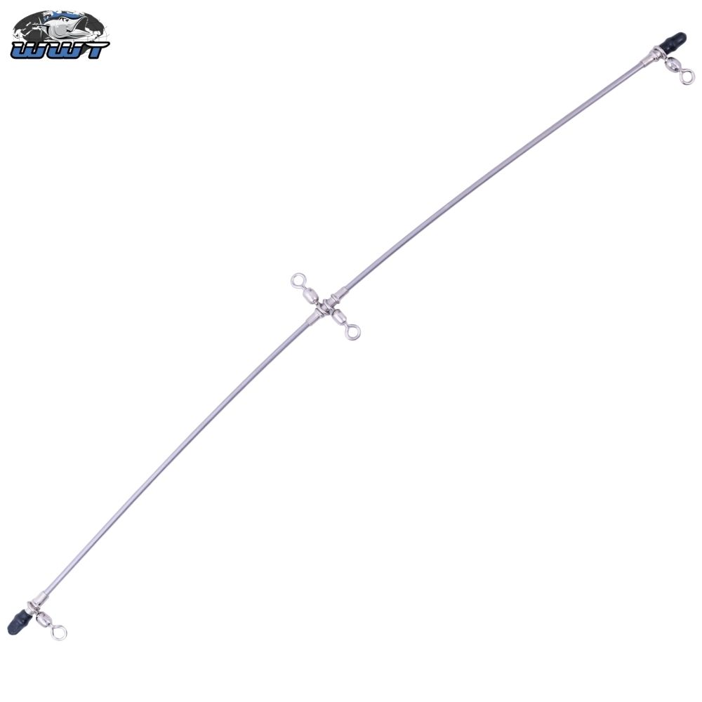 WWT Offshore Trolling SS Wire Spreader Bar Teaser RAW ARM 19in/47cm