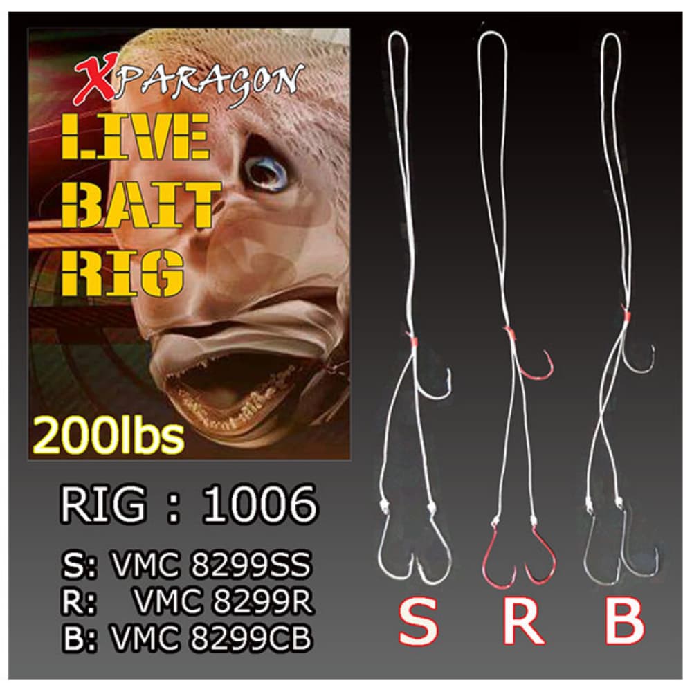 X-PARAGON Hand-Tied Live & Fresh Bait Special Trolling Rig 1006 - Image 5