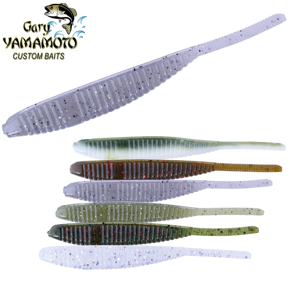 GARY YAMAMOTO Scented Soft Bait Lure SHAD SHAPE 4”