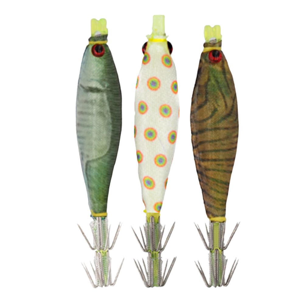 YAMASHITA Squid Fishing Pre-Tied Oppai Lures Rig TATAKI Set F - Image 3