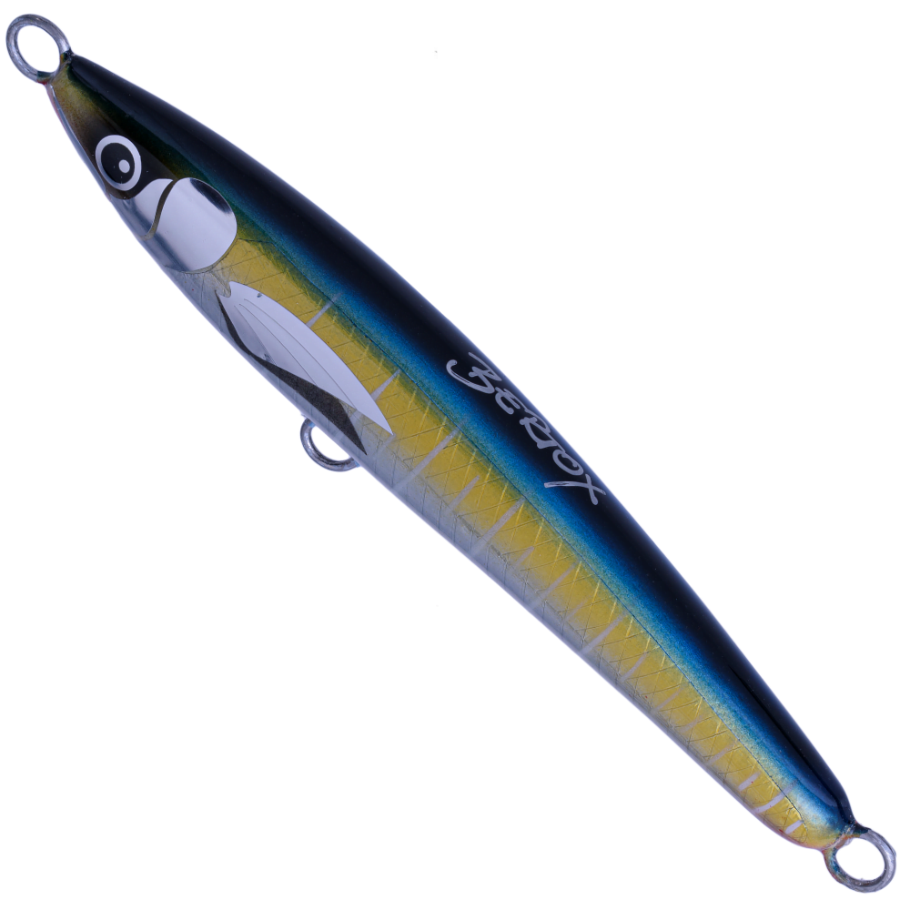 BERTOX Saltwater Handmade Wooden Sinking STICK BAIT 15cm/45g Yellowfin - Image 2