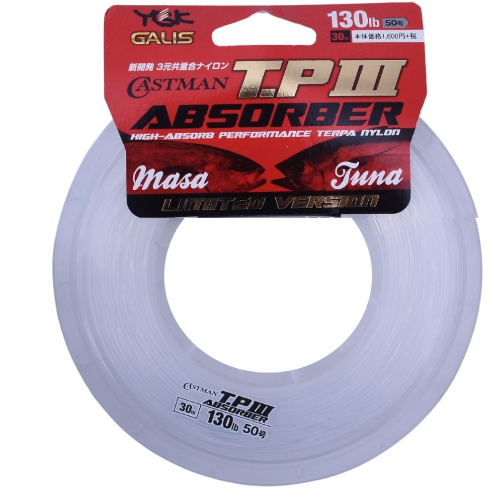 YGK GALIS Offshore Fishing Shock Leader Line Castman T.P III MASA TUNA Ltd/30m