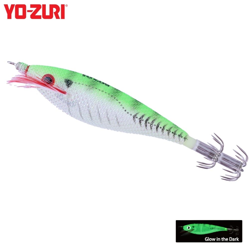 YO-ZURI Squid Fishing Luminous Squid Jig Lure ULTRA CLOTH S/M2/CL-10